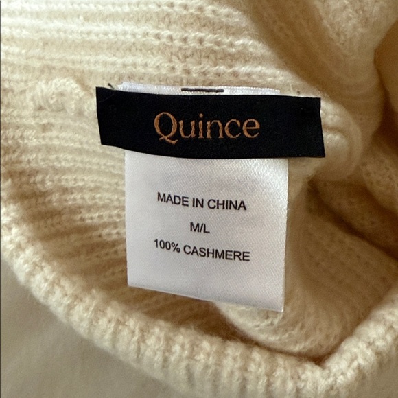 Quince Mongolian Cashmere Ribbed Beanie bundle size M/L - Picture 14 of 14
